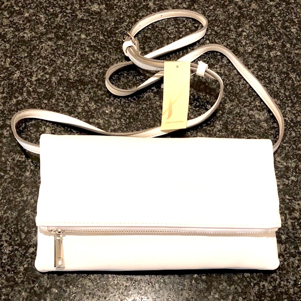 Collection XIIX Flap Crossbody Bag in White